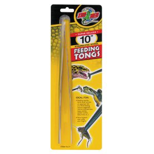 Zoo Med 10" Stainless Steel Feeding Tongs TA-21