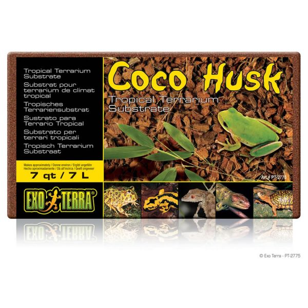 Exo Terra Coco Husk Substrate 7L Block,PT2775