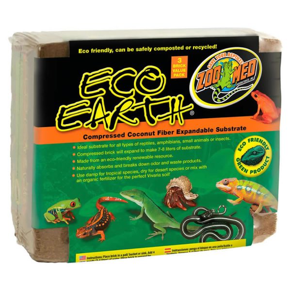 ZooMed Eco Earth 3-Pack, EE-20
