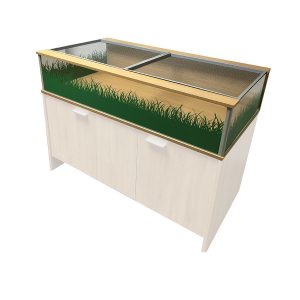 DLX Tortoise Table Lge Oak,1192x632x82mm PT4142