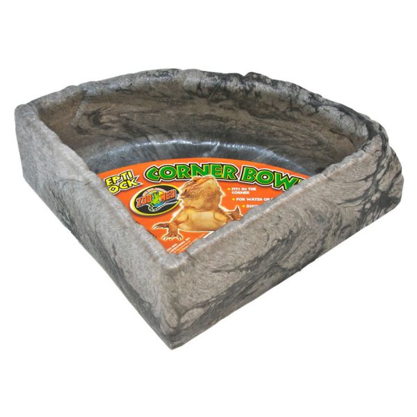 Repti Rock Corner Bowl, Large, KB-40