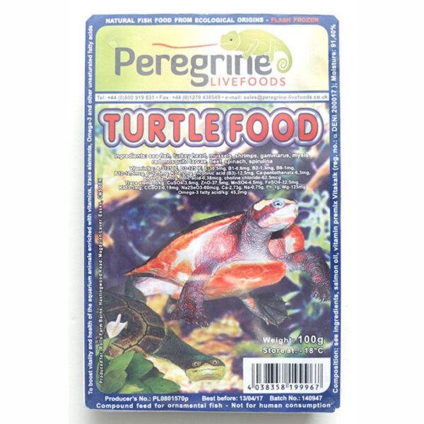 Frozen Turtle Food Blister pack peregrine