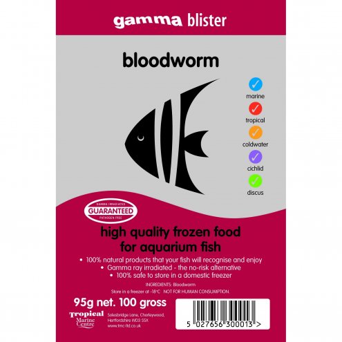 Gamma Blister Bloodworm, 95g